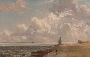 Harwich- Il faro basso e Beacon Hill da John Constable
